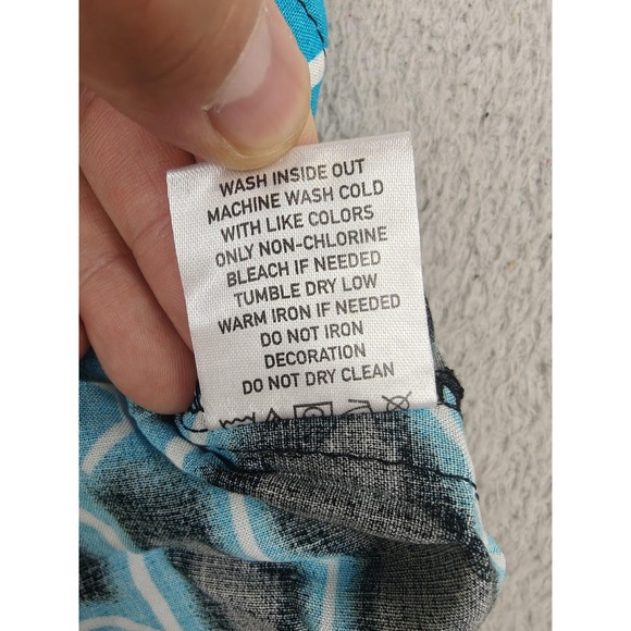 Reason Shirt Mens Small Black Lightning Print Button Up Short‎ Sleeve AZWT-006 - Picture 8 of 12